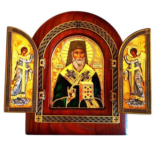 Triptych - St. Nektarios