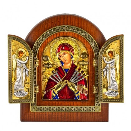 Triptych Icon - The seven-pointed icon